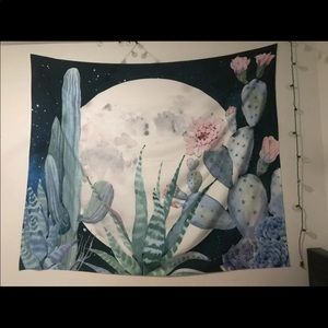 Moon Cactus tapestry